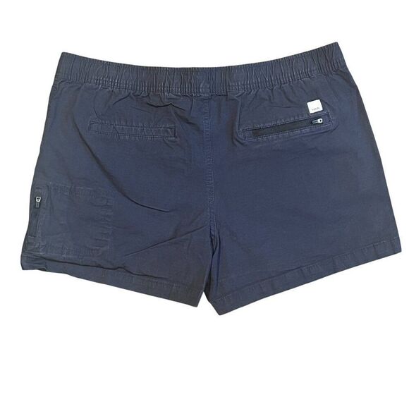 Vuori Women's Charcoal Ripstop Shorts DuraTerra Drawstring Athleisure Size XL - Picture 6 of 7